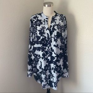 Calvin Klein Floral Print Blouse